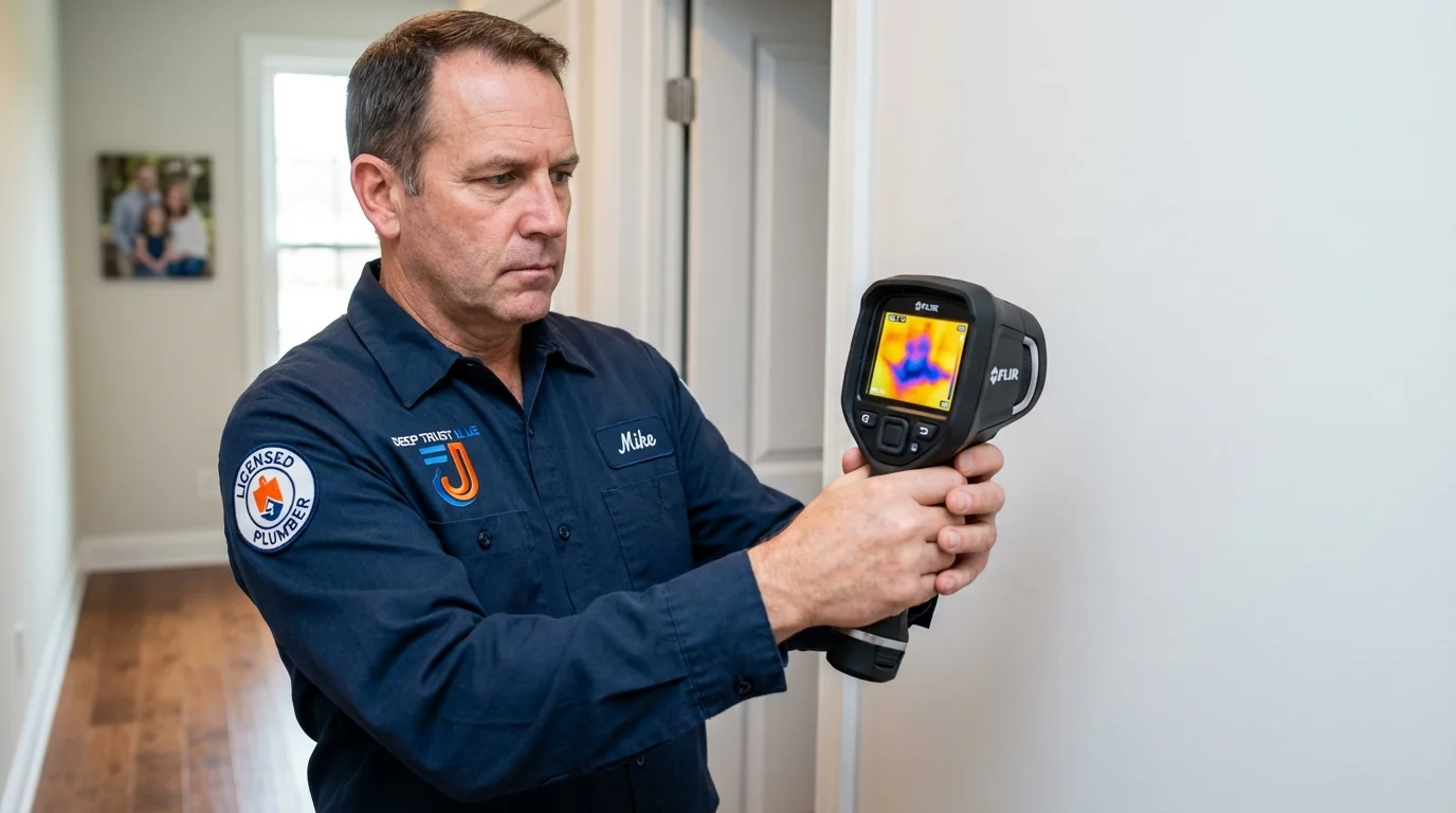 Thermal imaging leak detection by Johns Plumbing LLC in Nogales